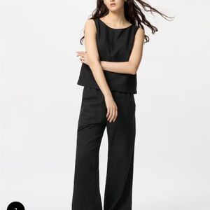 Uniqlo Linen Blend Easy Pants
